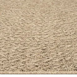 Unamourdetapis Coussins Extérieurs Et Accessoires | - Tapis extérieur intérieur 80x250 lyn13 reza aspect jute motif feuilles