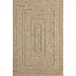 Unamourdetapis - Tapis extérieur intérieur 140x200 lyn13 rezy aspect jute ton sur ton Sale