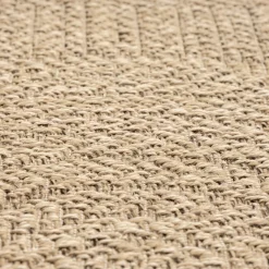 Unamourdetapis Coussins Extérieurs Et Accessoires | - Tapis extérieur intérieur 240x340 lyn13 reza aspect jute motif arc-en-ciel ton sur ton