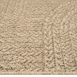 Unamourdetapis Coussins Extérieurs Et Accessoires | - Tapis extérieur intérieur 240x340 lyn13 reza aspect jute motif arc-en-ciel ton sur ton