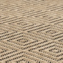 Unamourdetapis Coussins Extérieurs Et Accessoires | - Tapis extérieur intérieur 80x150 lyn13 rezy aspect jute ton sur ton