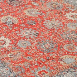 Unamourdetapis - Tapis orient 160x230 nomeda rouge , tapis en coton Best