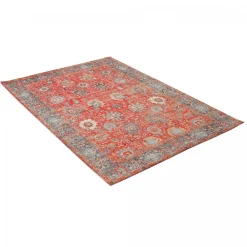 Unamourdetapis - Tapis orient 160x230 nomeda rouge , tapis en coton Best