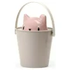 United Pets - Seau de conteneur aliments pour chat rose/gris (20 x 28 cm) Discount