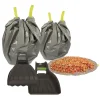 Velleman Outils De Jardinage Et Accessoires | - Ramasse feuilles manuel par deux avec lot de 2 sacs de jardin - utra résistant - polyéthylène - 130 l