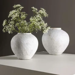 Venture Home - Vase en grès globe 14 x 25 x 23 cm Online