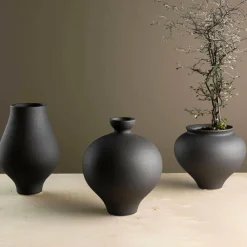 Venture Home - Vase en grès rellis 6x24 cm