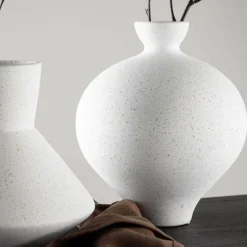 Venture Home Vases Et Coupes | - Vase en grès rellis 6x24 cm
