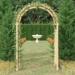 Vidaxl - Arche avec treillis 141x97x243 cm bois de pin massif imprégné Hot