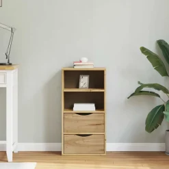 Vidaxl - Armoire latérale avec tiroirs odda 40x24x79 cm bois massif pin Clearance