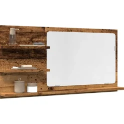 VidaXL - Armoire à miroir de salle de bain vieux bois bois d'ingénierie Clearance