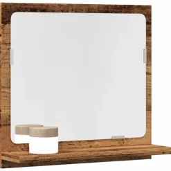VidaXL - Armoire à miroir de salle de bain vieux bois bois d'ingénierie Clearance