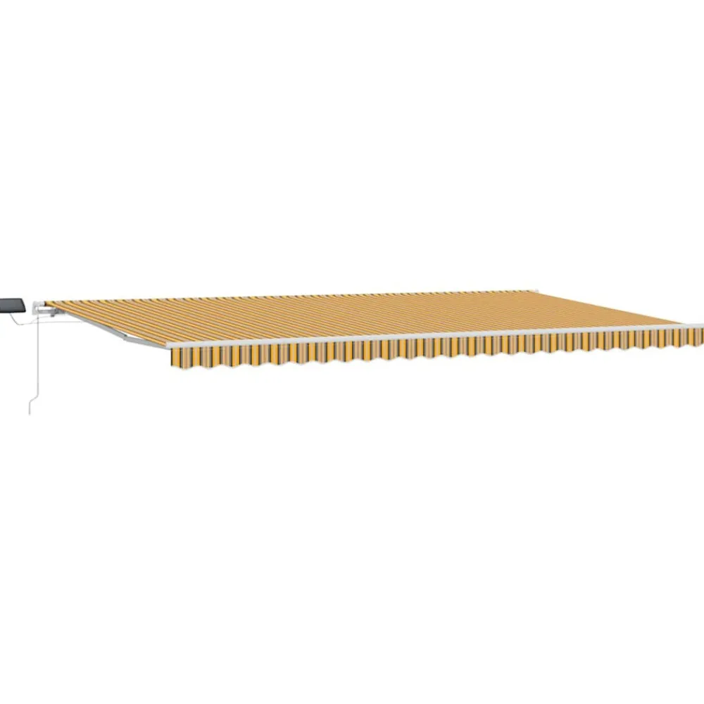 VidaXL - Auvent rétractable with manuel 600 × 300 cm multicolore Outlet
