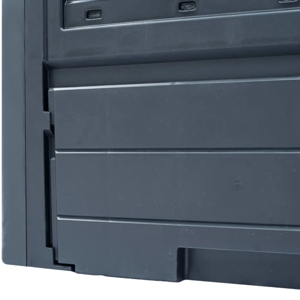 Vidaxl - Bac à compost de jardin gris 60x60x73 cm 260 l Outlet