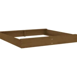 Vidaxl - Bac à sable avec sièges marron miel carré bois de pin massif Best
