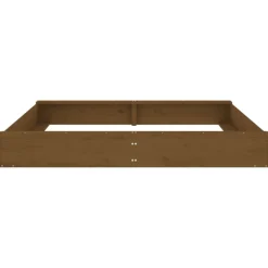 Vidaxl - Bac à sable avec sièges marron miel carré bois de pin massif Best