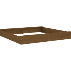 Vidaxl - Bac à sable avec sièges marron miel carré bois de pin massif Best