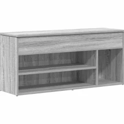 Vidaxl - Banc à chaussures sonoma gris 102x30,5x45 cm bois d'ingénierie Hot