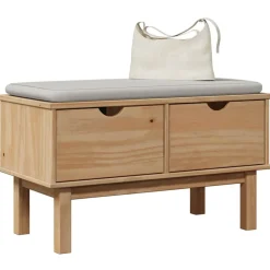VidaXL - Banc de couloir otta 80x40x45 cm bois de pin massif Best