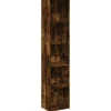 VidaXL - Bibliothèque chêne fumé 40x30x189 cm bois d'ingénierie Sale