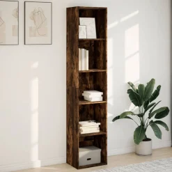 VidaXL - Bibliothèque chêne fumé 40x30x189 cm bois d'ingénierie Sale