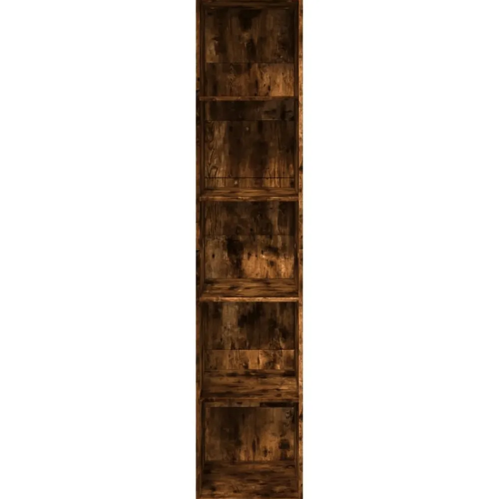 VidaXL - Bibliothèque chêne fumé 40x30x189 cm bois d'ingénierie Sale