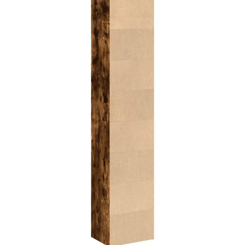 VidaXL - Bibliothèque chêne fumé 40x30x189 cm bois d'ingénierie Sale