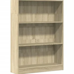VidaXL - Bibliothèque chêne sonoma 80x24x109 cm bois d'ingénierie Discount