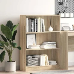 VidaXL - Bibliothèque chêne sonoma 80x24x109 cm bois d'ingénierie Discount