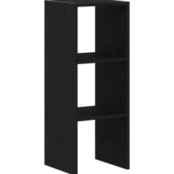 Vidaxl Mobilier D'Intérieur | - Bibliothèque empilable chêne noir 30x30x80 cm bois d'ingénierie