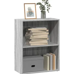 VidaXL Mobilier D'Intérieur | - Bibliothèque sonoma gris 60x30x77 cm bois d'ingénierie
