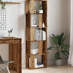 Vidaxl Mobilier D'Intérieur | - Bibliothèque vieux bois 45x24x159 cm bois d'ingénierie