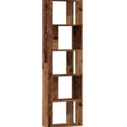 Vidaxl Mobilier D'Intérieur | - Bibliothèque vieux bois 45x24x159 cm bois d'ingénierie