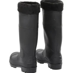 Vidaxl - Bottes de pluie avec chaussettes amovibles noir taille 40 pvc Online