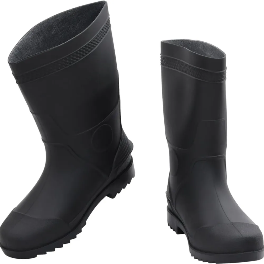 Vidaxl - Bottes de pluie noir taille 42 pvc Best