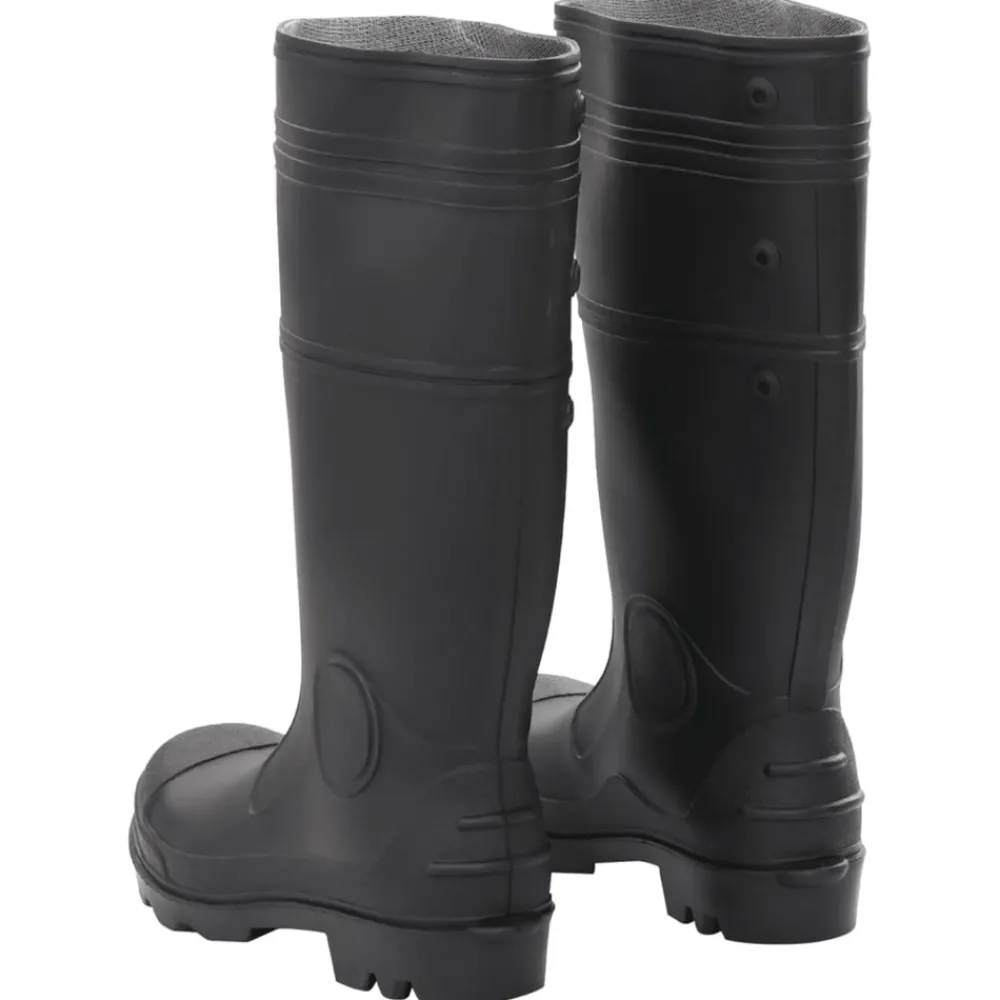 Vidaxl - Bottes de pluie noir taille 39 pvc Outlet