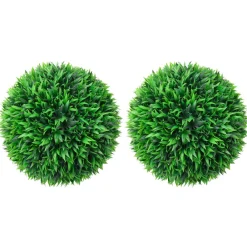 Vidaxl Fleurs Et Plantes Artificielles | - Boules de buis artificielles 2 pcs 47 cm
