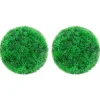 Vidaxl Fleurs Et Plantes Artificielles | - Boules de buis artificielles 2 pcs 22 cm