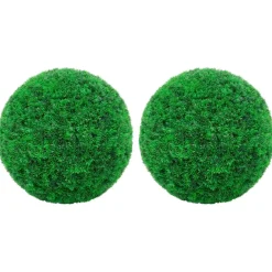 Vidaxl Fleurs Et Plantes Artificielles | - Boules de buis artificielles 2 pcs 35 cm