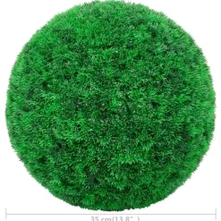 Vidaxl Fleurs Et Plantes Artificielles | - Boules de buis artificielles 2 pcs 35 cm