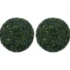 Vidaxl Fleurs Et Plantes Artificielles | - Boules de buis artificielles 2 pcs 52 cm