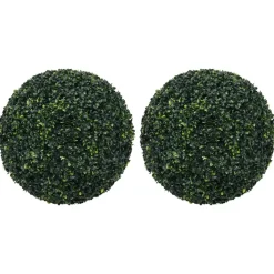 Vidaxl Fleurs Et Plantes Artificielles | - Boules de buis artificielles 2 pcs 52 cm