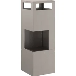 VidaXL - Braise marron 35 x 35 x 100 cm acier résistant aux intempéries Online