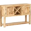 VidaXL - Buffet 120x30x76 cm bois de manguier brut Outlet