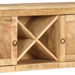 VidaXL - Buffet 120x30x76 cm bois de manguier brut Outlet