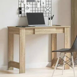 Vidaxl Mercerie | - Bureau chêne sonoma 100x45x75 cm bois d'ingénierie