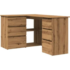 Vidaxl - Bureau d'angle chêne artisanal 145x100x76 cm bois d'ingénierie Best