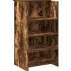 Vidaxl - Bureau de réception chêne fumé 55x50x103,5 cm bois d'ingénierie Outlet