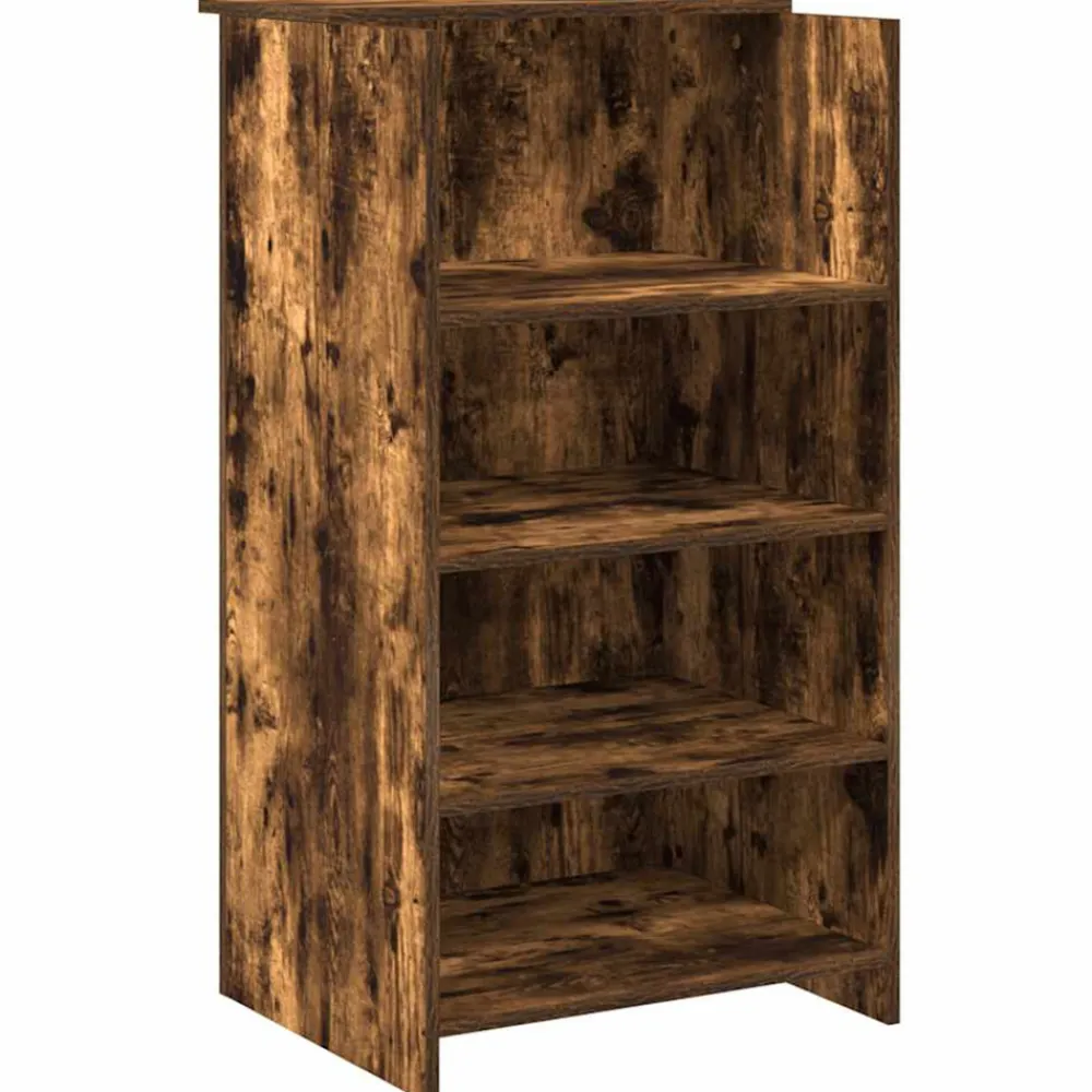 Vidaxl - Bureau de réception chêne fumé 55x50x103,5 cm bois d'ingénierie Outlet