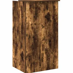 Vidaxl - Bureau de réception chêne fumé 55x50x103,5 cm bois d'ingénierie Outlet